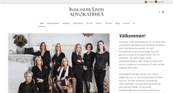 Desktop Screenshot of insulander-advokat.se